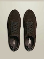 Charles Tyrwhitt Brown Leather Smart Trainers - Image 3 of 4