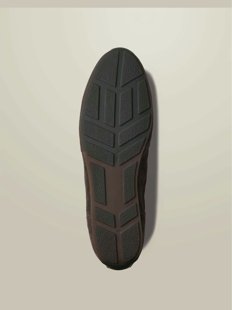 Charles Tyrwhitt Brown Leather Smart Trainers - Image 4 of 4