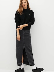 Fred Perry Chenille Grip Black Jumper - Image 3 of 7