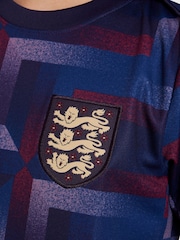 Nike Purple England Academy Pre Match Football Top - Image 6 of 6