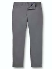 Charles Tyrwhitt Grey Twill Slim Fit 5 Pocket Jeans - Image 5 of 6