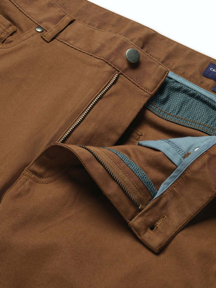 Charles Tyrwhitt Yellow Twill Slim Fit 5 Pocket Jeans - Image 5 of 5 Charles Tyrwhitt Yellow Twill Slim Fit 5 Pocket Jeans - Image 5 of 5