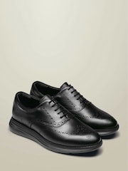 Charles Tyrwhitt Black Leather Smart Trainers - Image 2 of 4