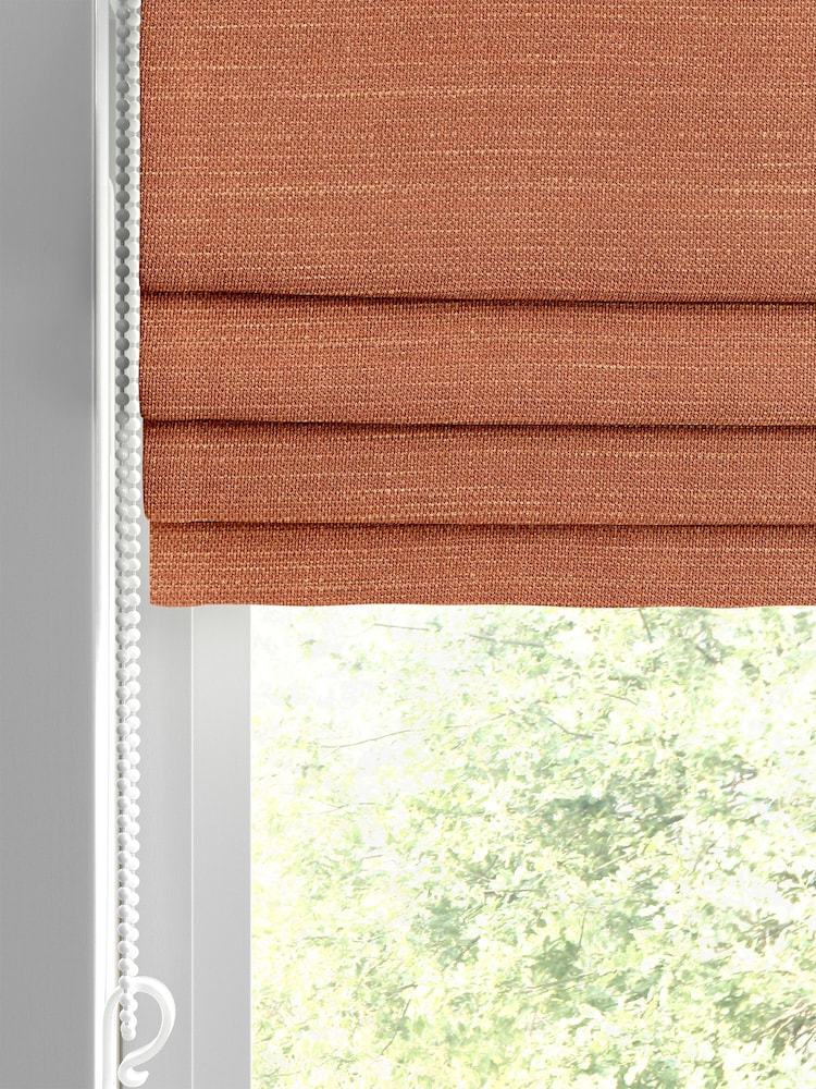 Rust Orange Voyage Maison Jasper Made To Measure Roman Blind - Image 2 of 6