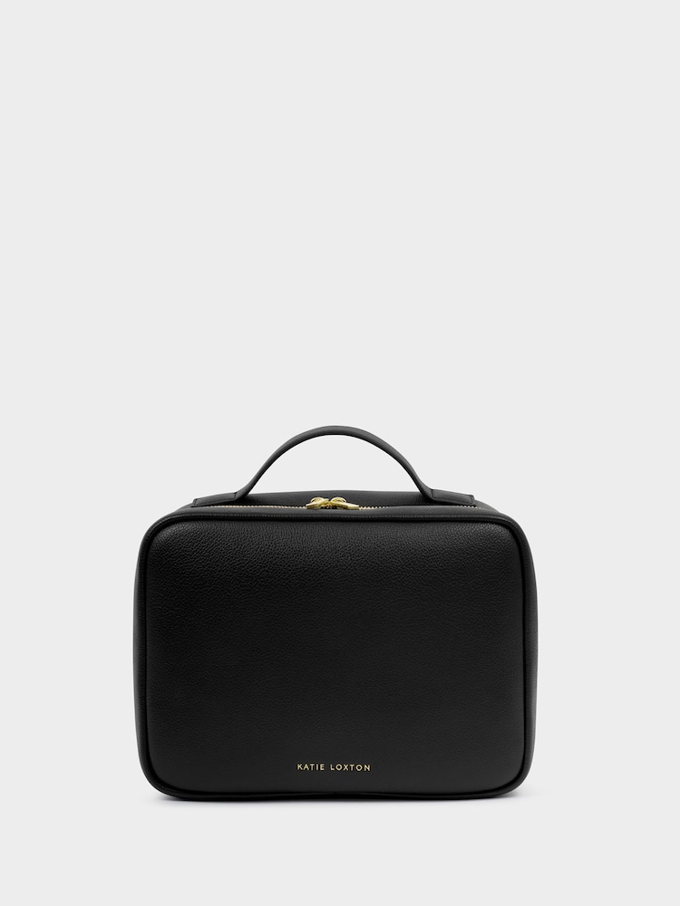Katie Loxton Black Hanging Wash Bag - Image 1 of 7 Katie Loxton Black Hanging Wash Bag - Image 1 of 7