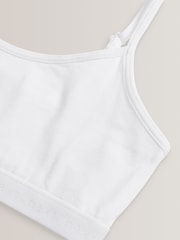 White Strappy Crop Tops 3 Pack (5-16yrs) - Image 4 of 5