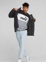 Puma Black Essential Coat Jacket - Image 3 of 7