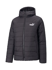 Puma Black Essential Coat Jacket - Image 6 of 7