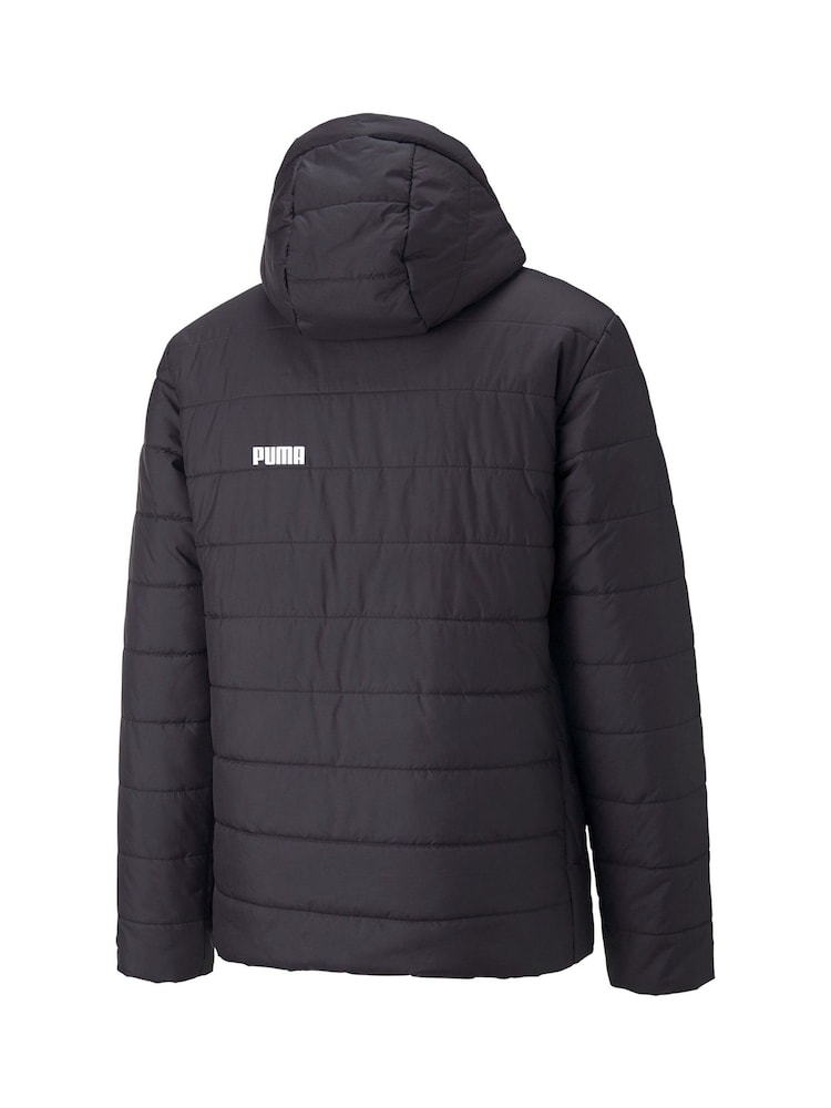 Puma Black Essential Coat Jacket - Image 7 of 7