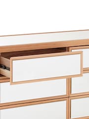 Interiors by Premier Silver Brown 6 Drawer Chest of Drawers - Image 3 of 4