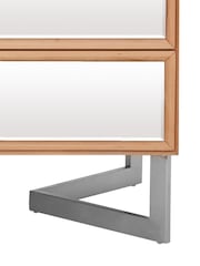 Interiors by Premier Silver Brown 6 Drawer Chest of Drawers - Image 4 of 4