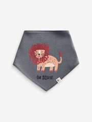Monochrome Animal Baby Bibs 5 Pack - Image 2 of 6