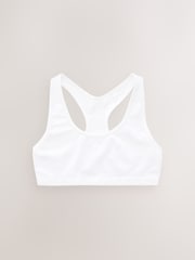 White Seamfree Racer Crop Tops 2 Pack (7-16yrs) - Image 2 of 2
