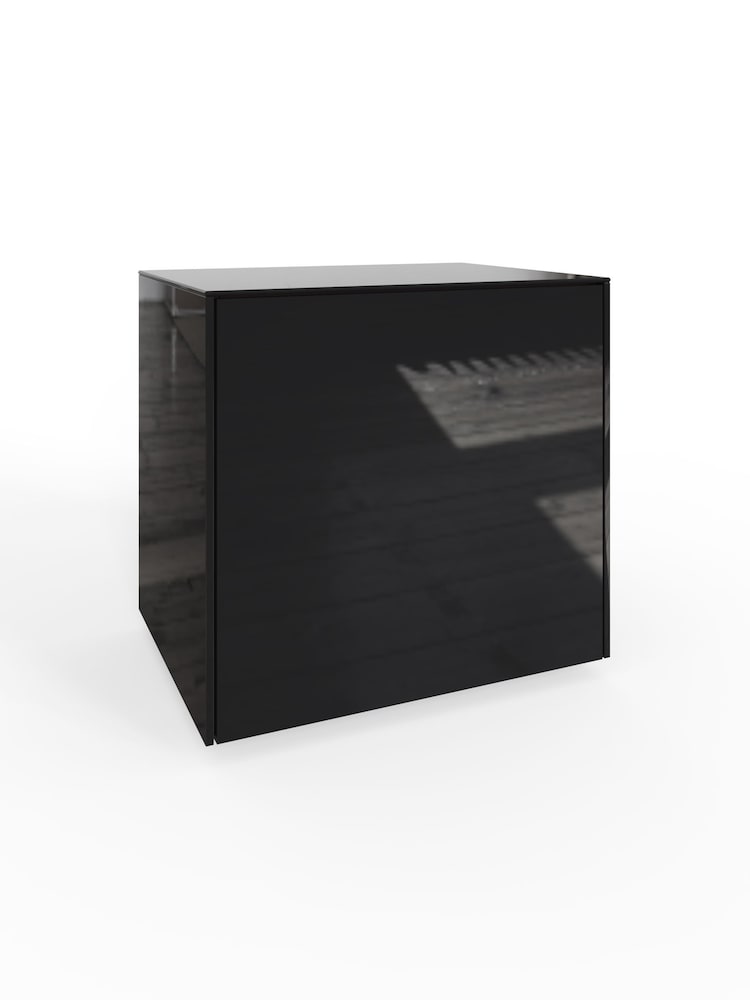 Frank Olsen Black Smart LED Side Table - Image 2 of 5