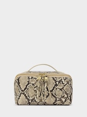 Katie Loxton White Soho Medium Make Up / Wash Bag - Image 2 of 5