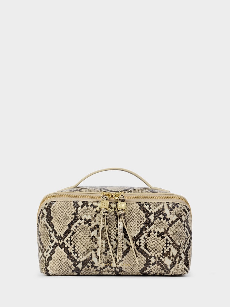 Katie Loxton White Soho Medium Make Up / Wash Bag - Image 2 of 5 Katie Loxton White Soho Medium Make Up / Wash Bag - Image 2 of 5