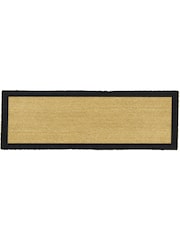 Artsy Mats שטיחון כניסה לחצר עשוי סיבי קוקוס עם עיטור מסגרת בצבע שחור - תמונה 6 מתוך 6