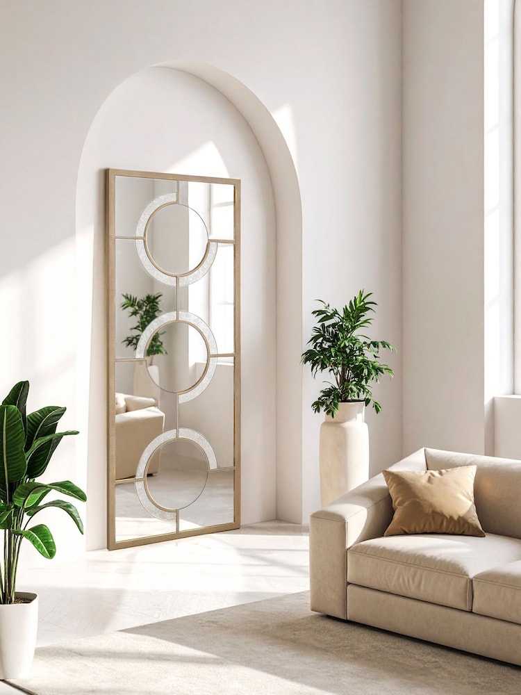 Interiors by Premier Silver Wall Mirror - Image 1 of 6 Interiors by Premier Silver Wall Mirror - Image 1 of 6