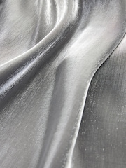 Silber-Metallic - Trägertop mit Spitzenbesatz - Bild 6 von 7