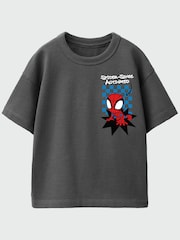 Rags & Rascals Black Marvel Spider-Man Spidey Senses T-Shirt - Image 1 of 3