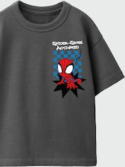 Rags & Rascals Black Marvel Spider-Man Spidey Senses T-Shirt - Image 2 of 3