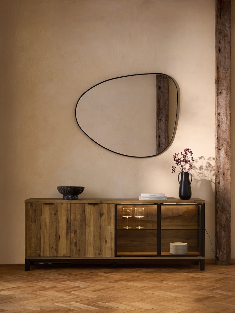 Dark Bronx Glass Lit Sideboard - Image 2 of 8
