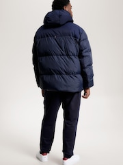 Tommy Hilfiger Blue Big & Tall New York Puffer Jacket - Image 2 of 3