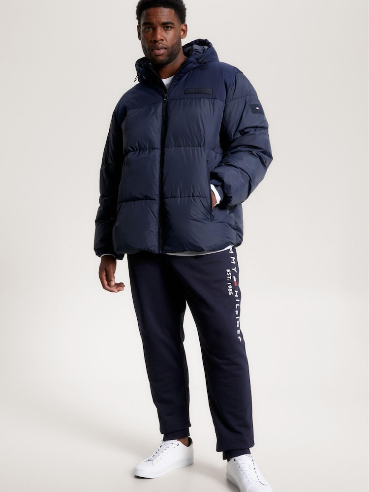 Tommy Hilfiger Blue Big & Tall New York Puffer Jacket - Image 3 of 3