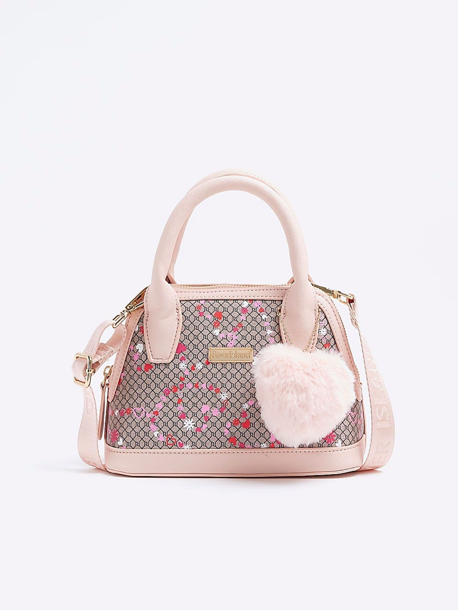 Buy River Island Pink Girls Floral Print Cross Body Bag from Next Ireland