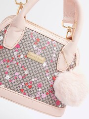 River Island Pink Girls Floral Print Cross-Body Bag - Image 5 of 5
