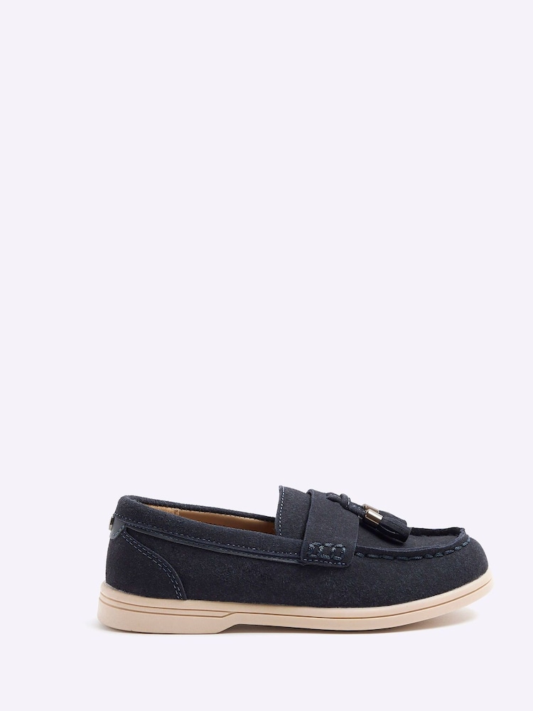 River Island mokasini iz semiša z resicami za dečke  Immy - Slika 1 iz 4