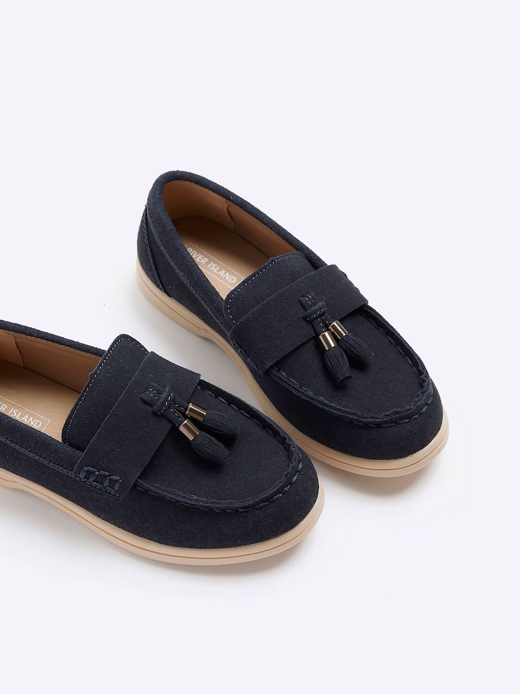 River Island mokasini iz semiša z resicami za dečke  Immy - Slika 4 iz 4