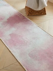 Light Pink Washable Lilja Abstract Runner - Image 3 of 6
