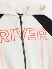 River Island Active Sweatshirt mit durchgehendem Reißverschluss für Mädchen - Bild 3 von 4
