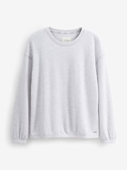 Grey Soft Waffle Long Sleeve Pyjamas - Image 8 of 9