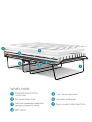 Jay-Be Black Supreme Automatic Folding Bed with Airflow Mattress - Image 3 of 3