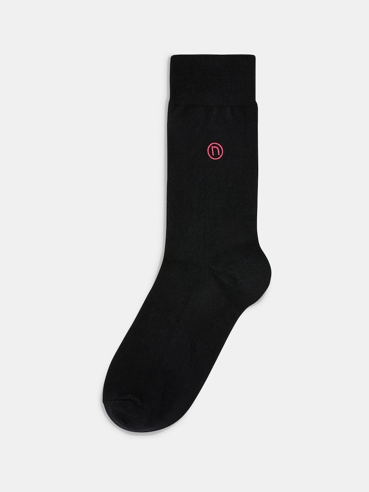 Rainbow 10 Pack Embroidered Lasting Fresh Socks - Image 5 of 9