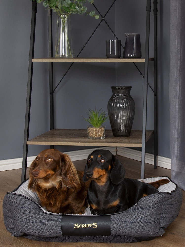 Scruffs® Black Windsor Extra Large Breed Dog Box Bed - Image 1 of 4