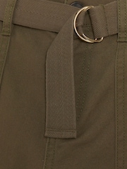 River Island dekleta Srebrna kost Belted kargo hlače (z žepi na hlačnicah) 100% Cotton hlače - Slika 4 iz 4