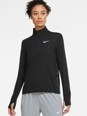 Nike Black Element 1/2-Zip Running Top - Image 1 of 8