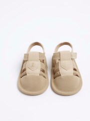 River Island Cream Unisex Gladiator Sandals - Image 1 of 5