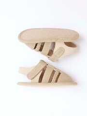River Island Cream Unisex Gladiator Sandals - Image 4 of 5
