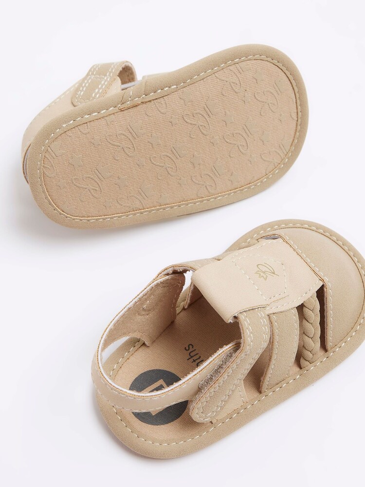 River Island Cream Unisex Gladiator Sandals - Image 5 of 5