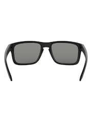 Oakley® Holbrook Black & Positive Red Sunglasses - Image 4 of 11