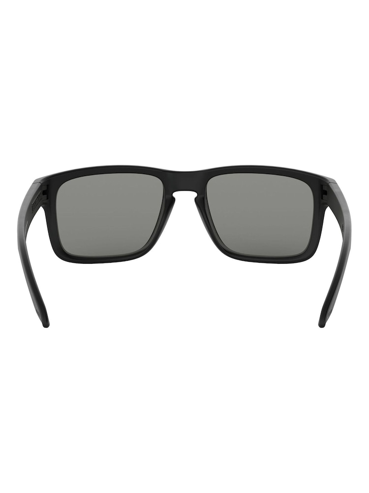 Oakley® Holbrook Black & Positive Red Sunglasses - Image 4 of 11