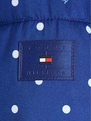 Doudoune Tommy Hilfiger imprimée sur le dessus bleue pour fille - Image 5 of 5