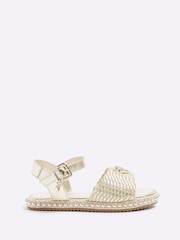 Espadrile țesute pentru fete River Island - Image 1 of 6