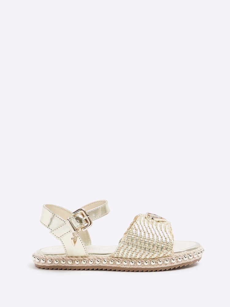 Espadrile țesute pentru fete River Island - Image 1 of 6