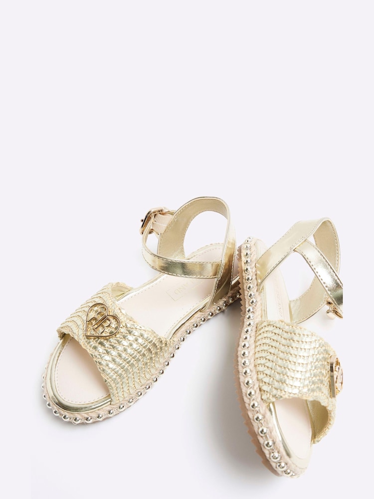 Espadrile țesute pentru fete River Island - Image 3 of 6