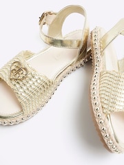 Espadrile țesute pentru fete River Island - Image 6 of 6